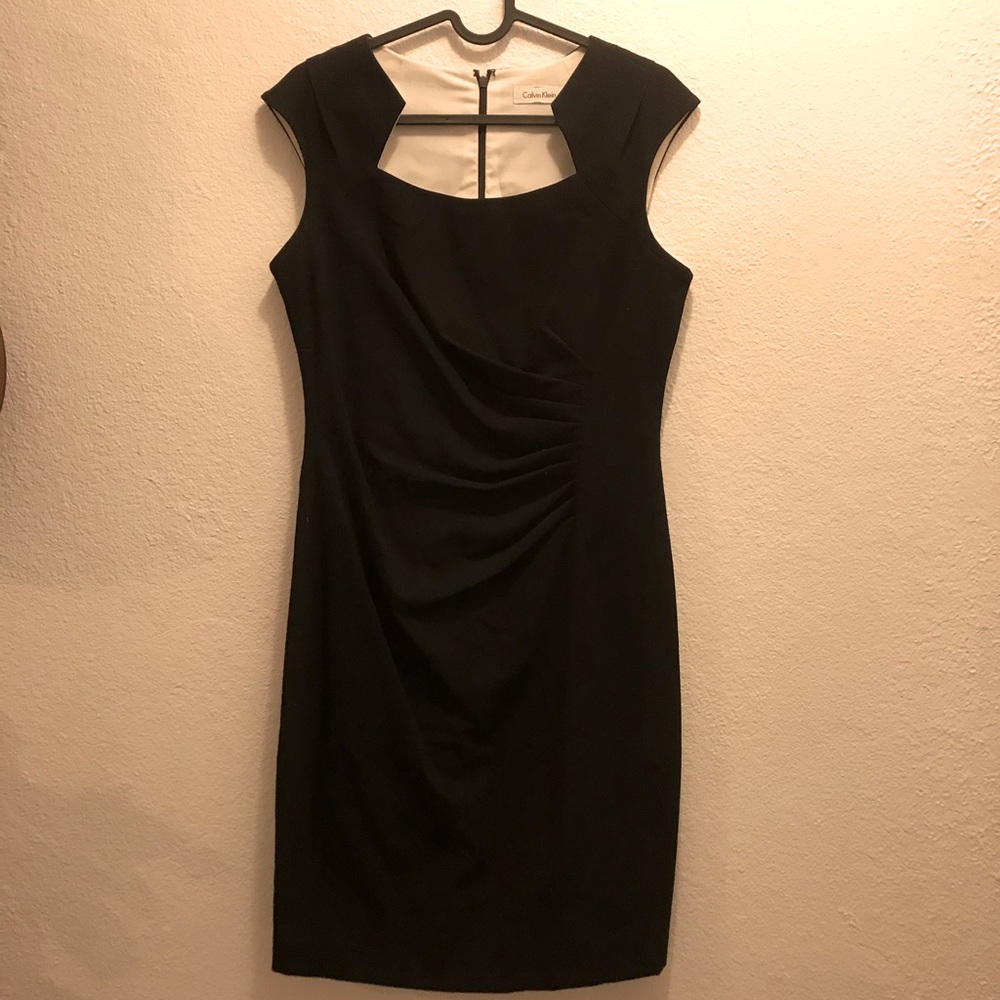 Calvin Klein black body con dress